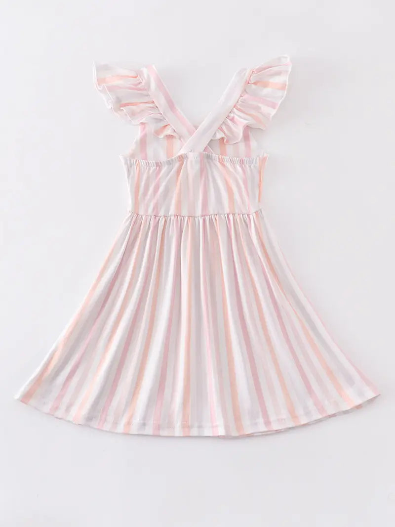Stripe Ruffle Dress