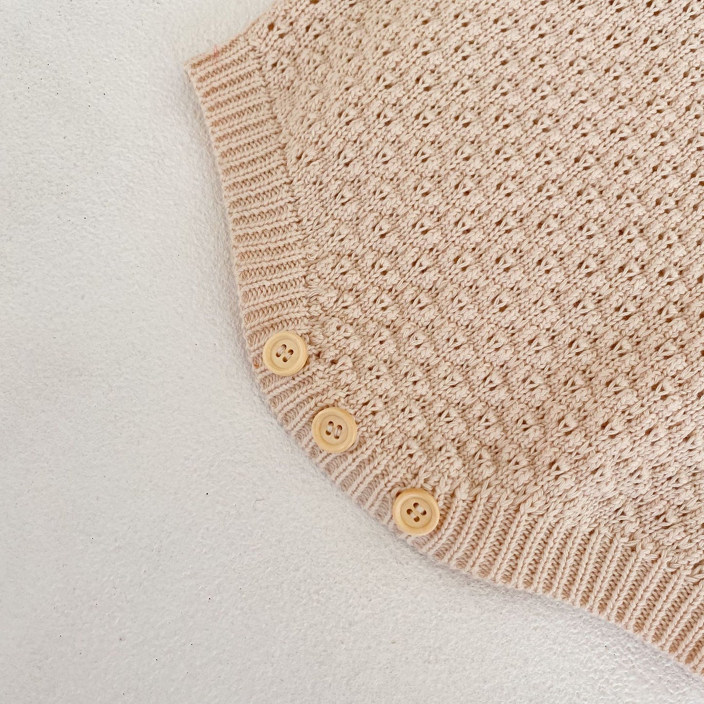 Dayleef Crochet Baby Overalls-Natural Charm