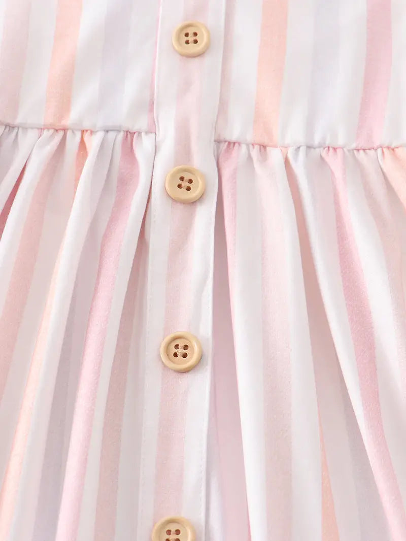 Stripe Ruffle Dress